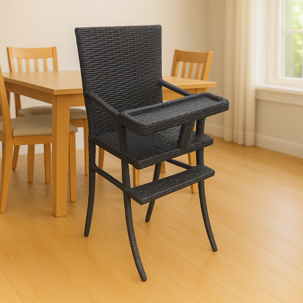 Rattan Baby Dinning Chair