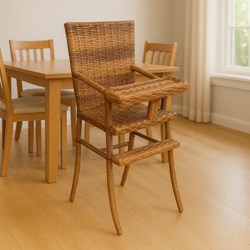 Rattan Baby Dinning Chair