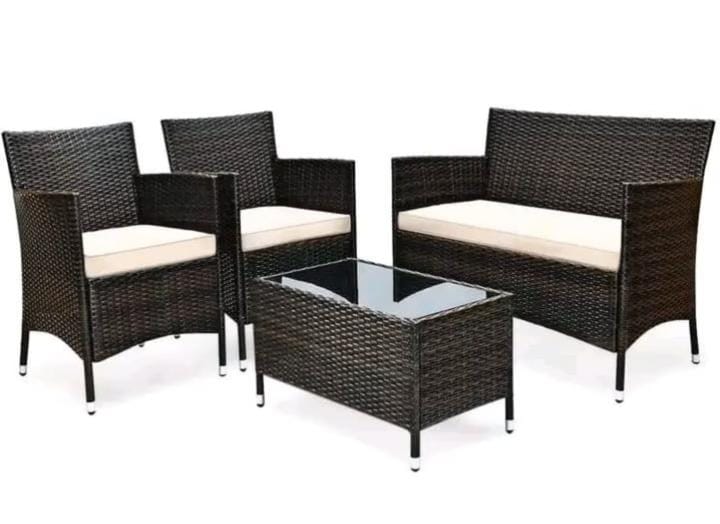Rattan sofa set
