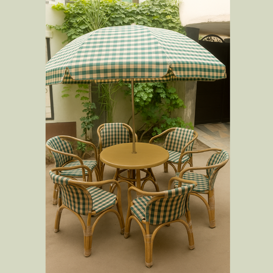 Heaven outdoor set with umbrella