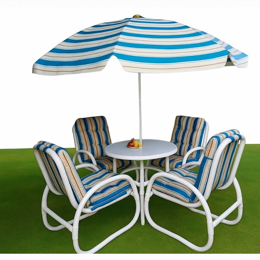 Miami waterproof  outdoor set with umbrella