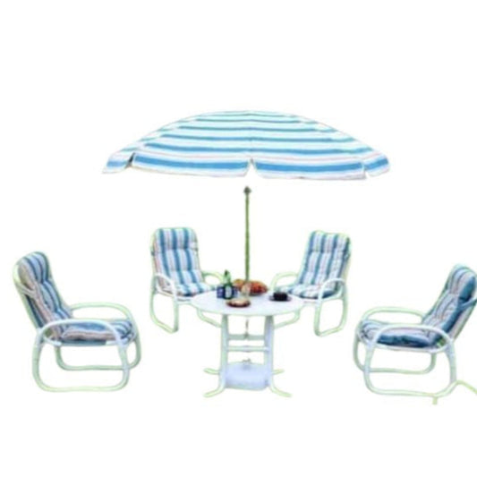 Miami water proof outdoor set with umbrella