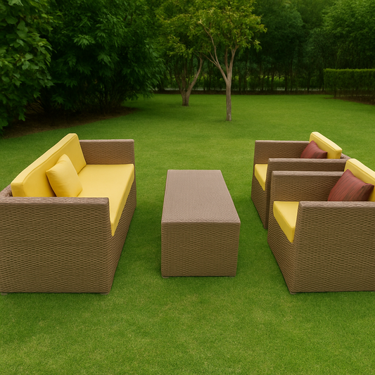 Rattan sofa set