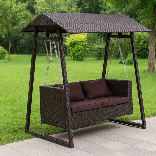 Rattan swing
