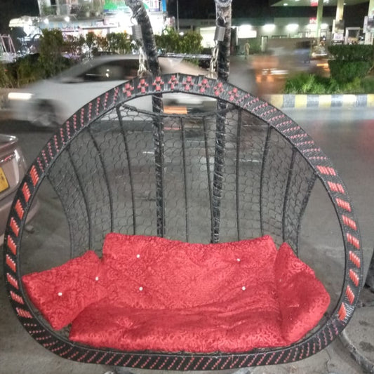Rattan swing