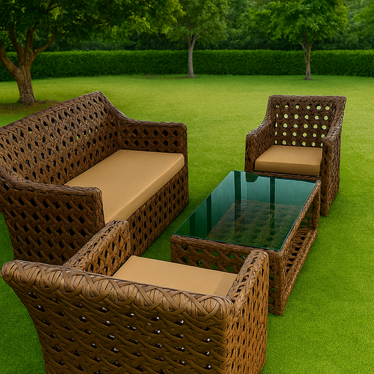 Rattan sofa set