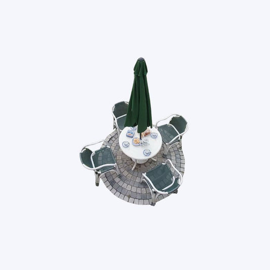 Heaven outdoor set with umbrella