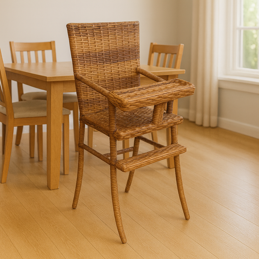 Rattan Baby Dinning Chair